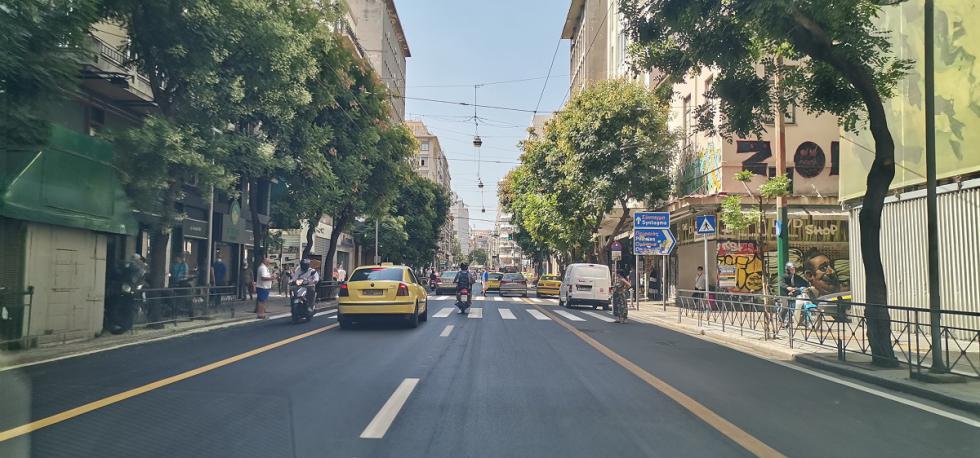 Ασφαλτοστρώνεται όλο το κέντρο της Αθήνας