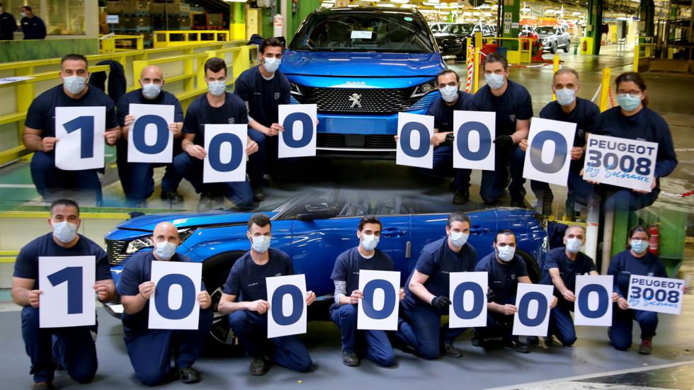 Peugeot 3008: Ξεπέρασε το 1.000.000 αυτοκίνητα