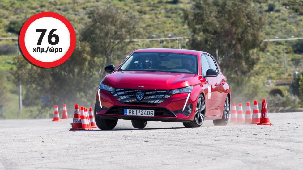 Δοκιμή αποφυγής κινδύνου στο νέο Peugeot 308: Νέο ρεκόρ στα οικογενειακά!