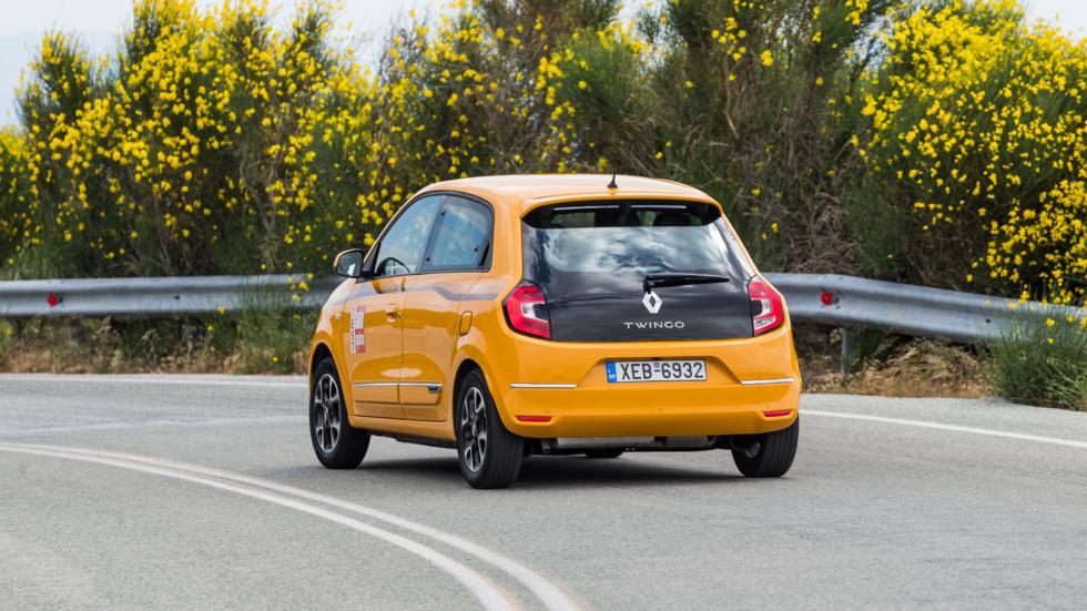 Το Twingo αποδεικνύεται ευχάριστο στη καθημερινή χρήση του με κύριο προσόν αναμφίβολα την εξαιρετική ευελιξία του.