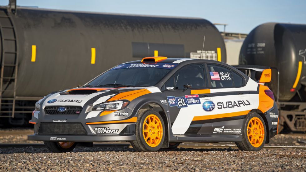 Η Subaru ετοίμασε τη rallycross έκδοση του νέου WRX STI, το αγωνιστικό VT15x, πο Η Subaru ετοίμασε τη rallycross έκδοση του νέου WRX STI, το αγωνιστικό VT15x, που κάνει ντεμπούτο αύριο στην έκθεση της Νέας Υόρκης.