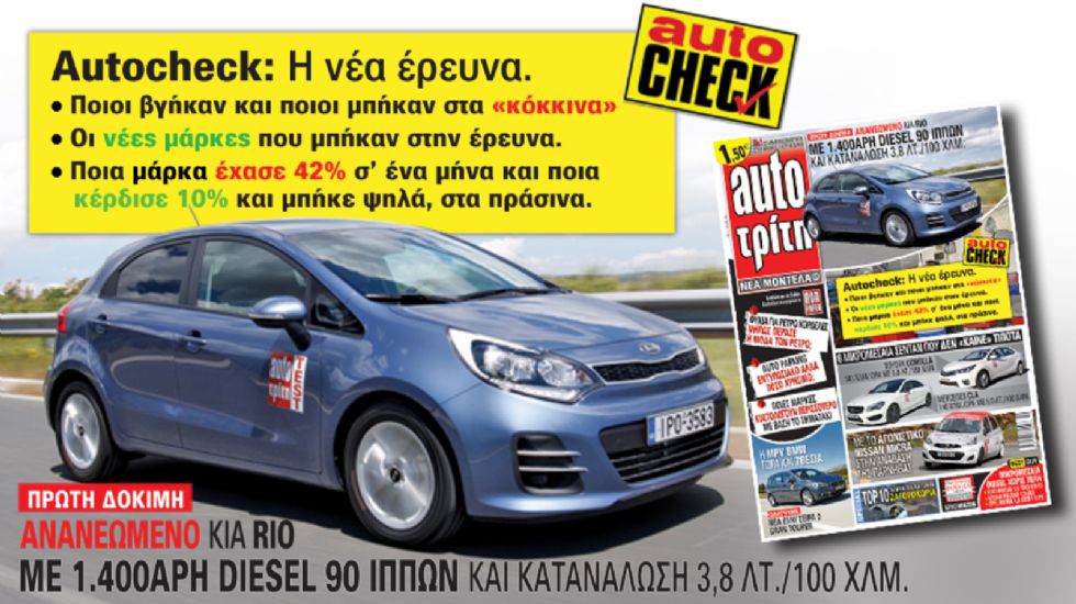 Μη χάσετε το νέο τεύχος του Auto Τρίτη που κυκλοφορεί αύριο στα περίπτερα. Δείτε τι περιέχει.