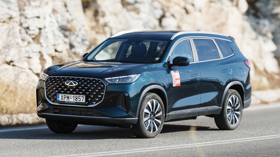 Δοκιμή Chery Tiggo 8,  plug-in με 279 άλογα και 7 θέσεις 