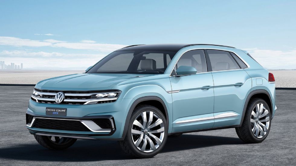 Το Tiguan Coupe αναμένεται να κάνει ντεμπούτο το 2018 και θα είναι πεντάπορτο (στη φωτό το VW Cross Coupe GTE Concept).