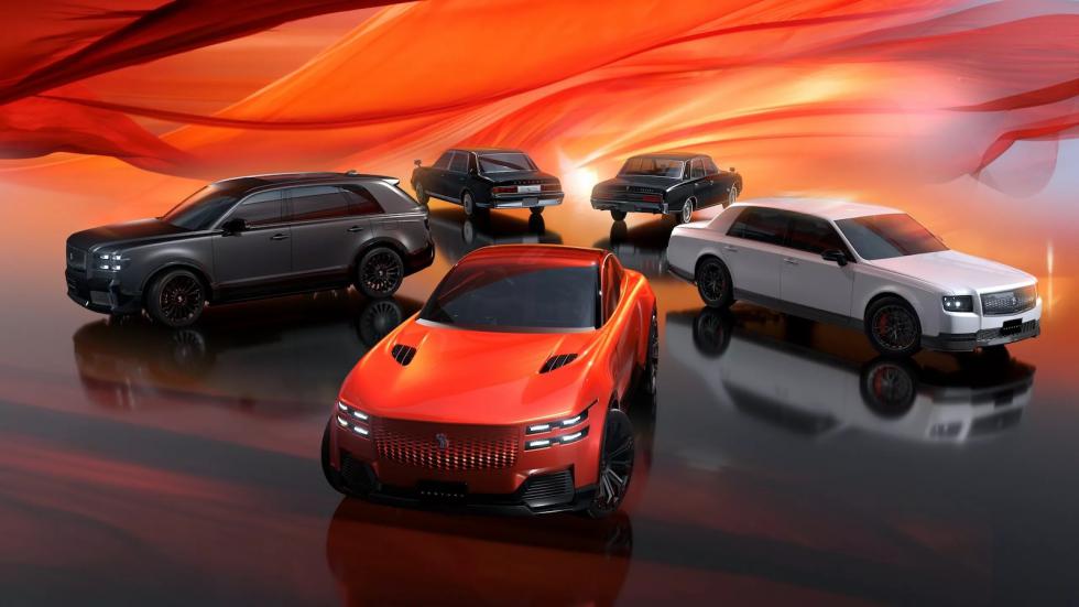 Η παρουσίαση της Coupe συνοδεύτηκε από τέσσερα ακόμη μοντέλα που δείχνουν το μέλλον της νέας μάρκας Century.