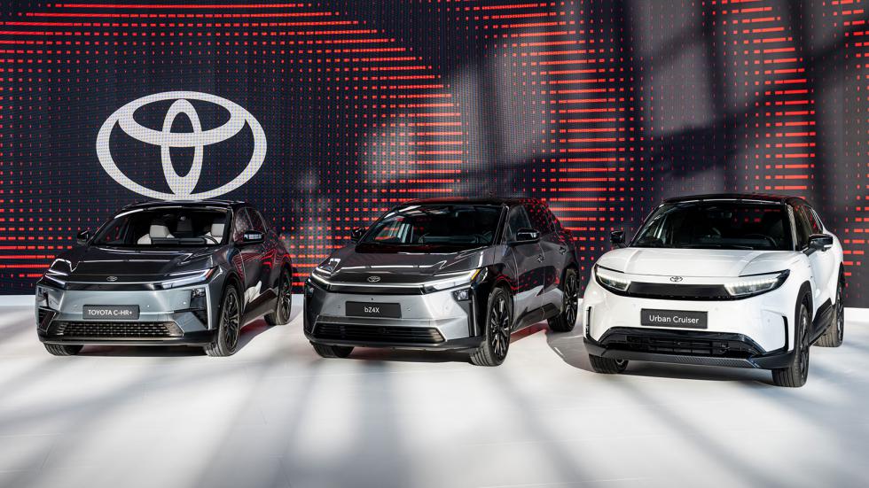 Μαζί με τα νέα CH-R+ και Urban Cruiser η Toyota αποκτά μια γκάμα ηλεκτρικών μοντέλων που καλύπτει τις ανάγκες του αγοραστικού κοινού.