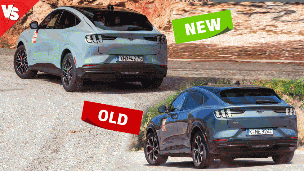 Ford Mustang Mach-E AWD vs προηγούμενη | autotriti.gr