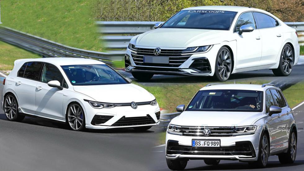 Ο λόγος για τα Golf R, Arteon R και Tiguan R.
