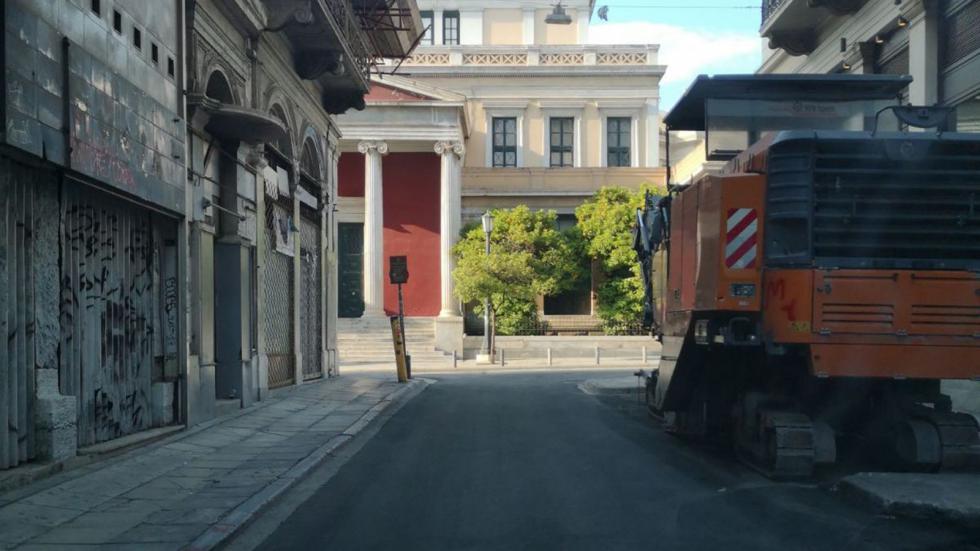 Ασφαλτοστρώνεται όλο το κέντρο της Αθήνας