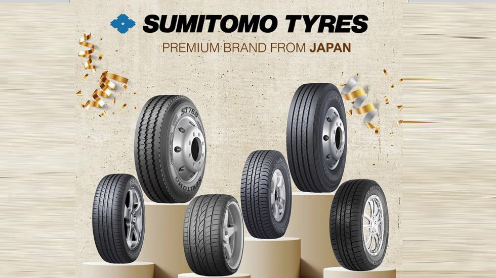 Στην ελληνική αγορά, τη Sumitomo Rubber εκπροσωπεί εμπορικά η Super Tire Service (STS A.E.), επίσημος διανομέας Falken για Ελλάδα και Κύπρο.