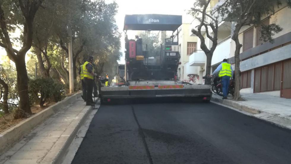 Ασφαλτοστρώνεται όλο το κέντρο της Αθήνας
