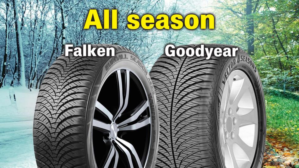 All season ελαστικά: Goodyear - Falken σημειώσατε Χ