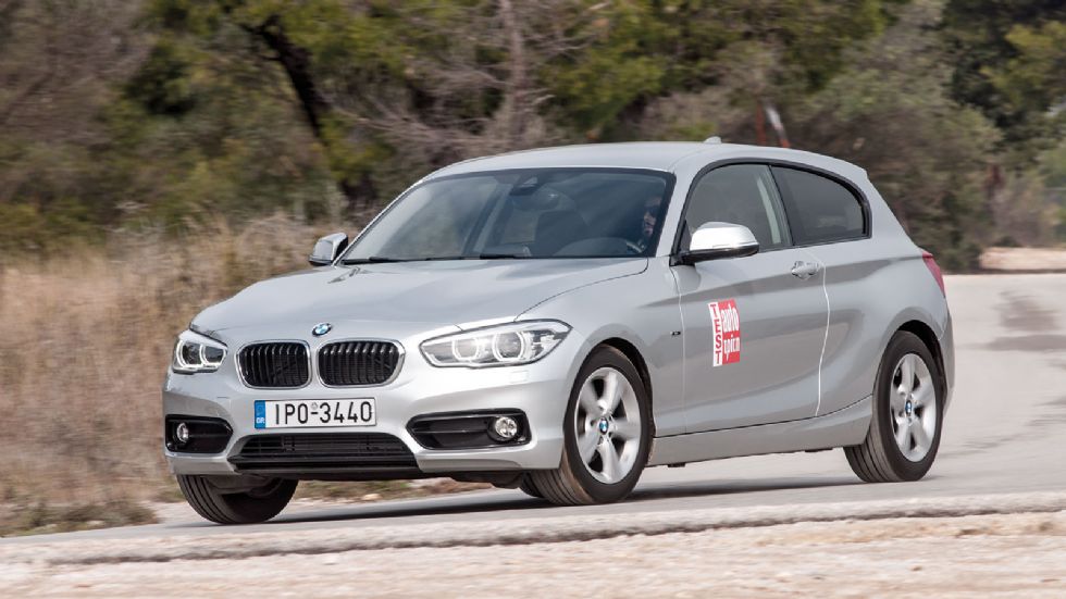 Η BMW 116i εφοδιάζεται με 3κύλινδρο 1.500άρη βενζινοκινητήρα.