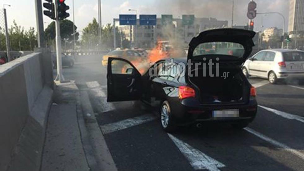 Κι άλλο κρούσμα φωτιάς σε BMW στην Ελλάδα (+video)