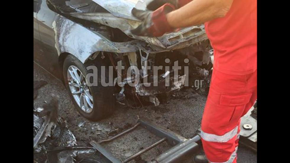 Κι άλλο κρούσμα φωτιάς σε BMW στην Ελλάδα (+video)