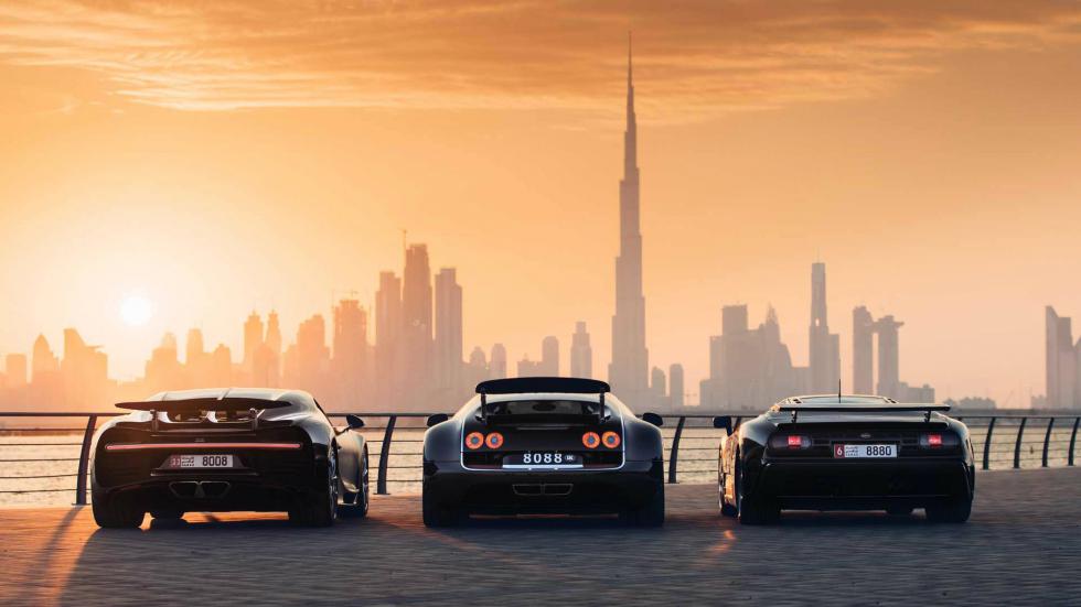 Μαζί στο Ντουμπάι η «Αγία Τριάδα» της Bugatti