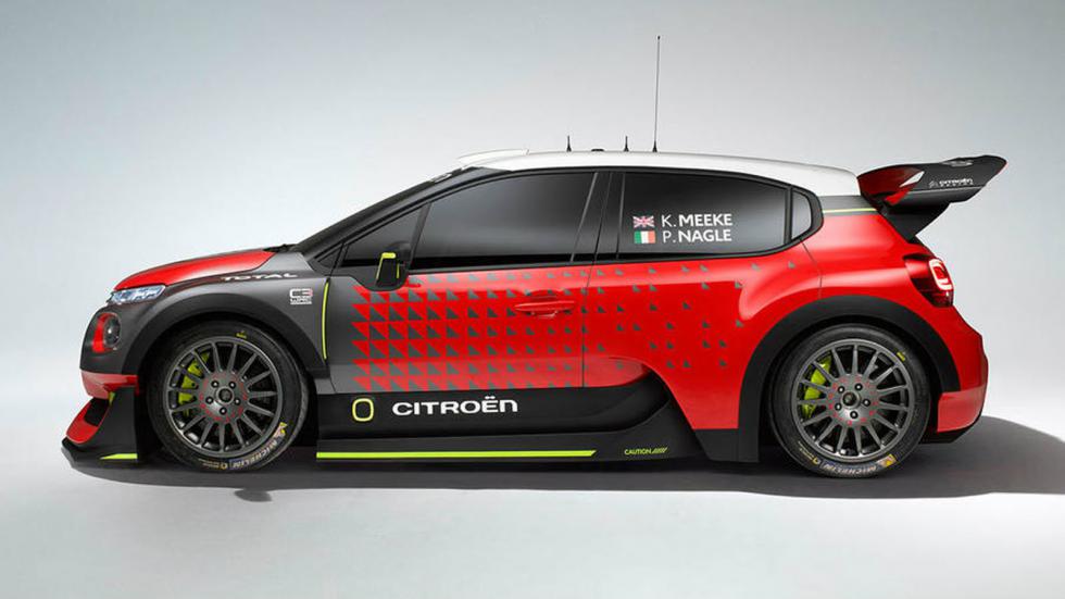Πλήθος αεροδυναμικών βελτιώσεων παρατηρούνται περιμετρικά του αμαξώματος του πρωτότυπου αγωνιστικού C3 WRC.	