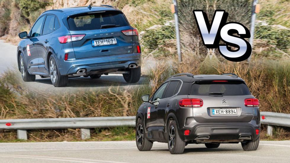 Ford Kuga ή Citroen C5 Aircross: Ποιο Plug-in υβριδικό SUV σου ταιριάζει; 