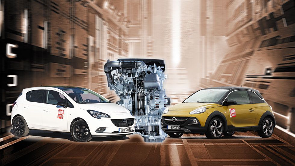 Η κοινή καρδιά του Opel Corsa και του ADAM Rocks είναι ο νέος 3κύλινδρος turbo κινητήρας, ο οποίος είναι σύννομος με την νέα τάση της εποχής.