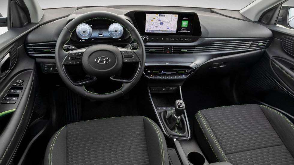 Σπορτιφ & hi-tech το εσωτερικό του Hyundai i20