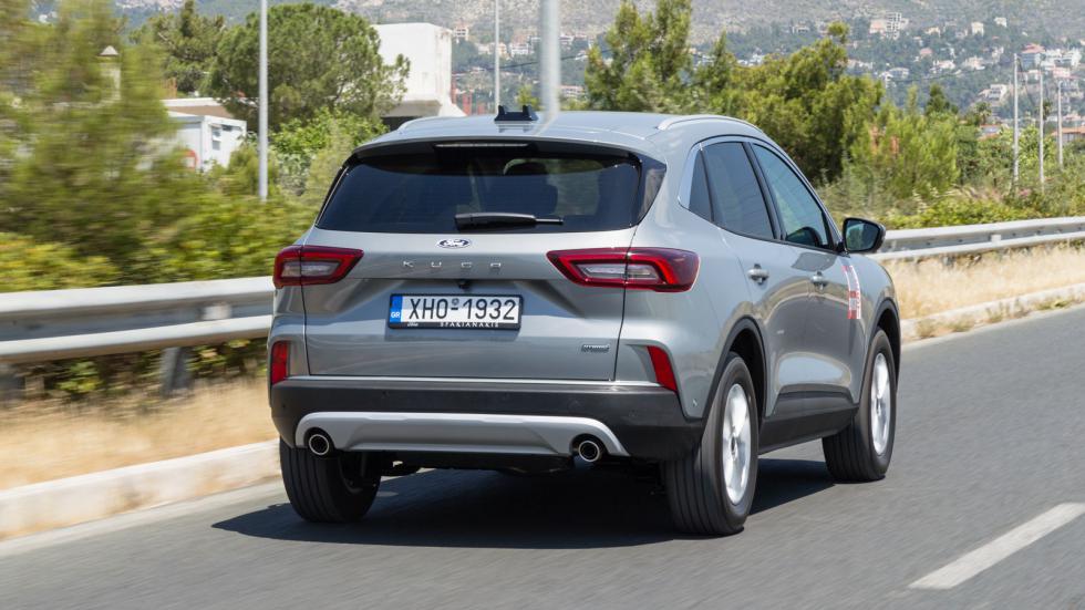 Δοκιμή: Ανανεωμένο Ford Kuga Hybrid με 180 PS | «Καίει» 5 λίτρα στην πόλη