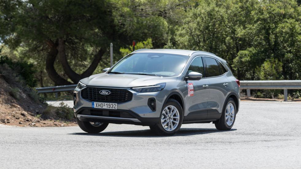 Δοκιμή: Ανανεωμένο Ford Kuga Hybrid με 180 PS | «Καίει» 5 λίτρα στην πόλη