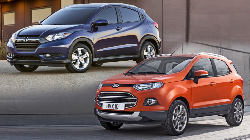 Φέρνουμε αντιμέτωπα τα Ford Ecosport και Honda HR-V. Ποιο θα κερδίσει τη μάχη;