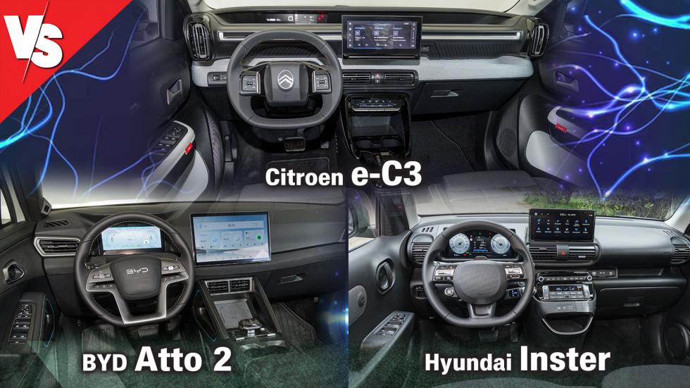 Ποιο ηλεκτρικό crossover; Το νέο Citroen e-C3 απέναντι στα BYD Atto 2 & Hyundai Inster