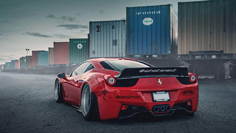 H Liberty Walk έκανε tunning στην 458 Ιtalia