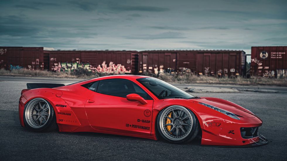 H Liberty Walk έκανε tunning στην 458 Ιtalia