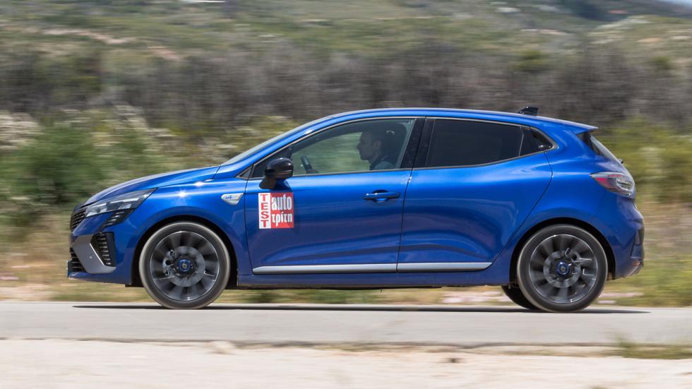 Ιδιαίτερο είναι το κιβώτιο του Renault Clio E-Tech, ονομασίας multi-mode: Είναι «δύο σε ένα» κιβώτιο ταχυτήτων, αφού ο βενζινοκινητήρας έχει τέσσερις σχέσεις μετάδοσης και ο ηλεκτροκινητήρας έχει δύο.