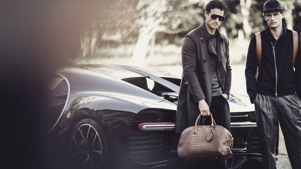 Η νέα κολεξιόν «Giorgio Armani for Bugatti» θα λανσαριστεί το φθινόπωρο.