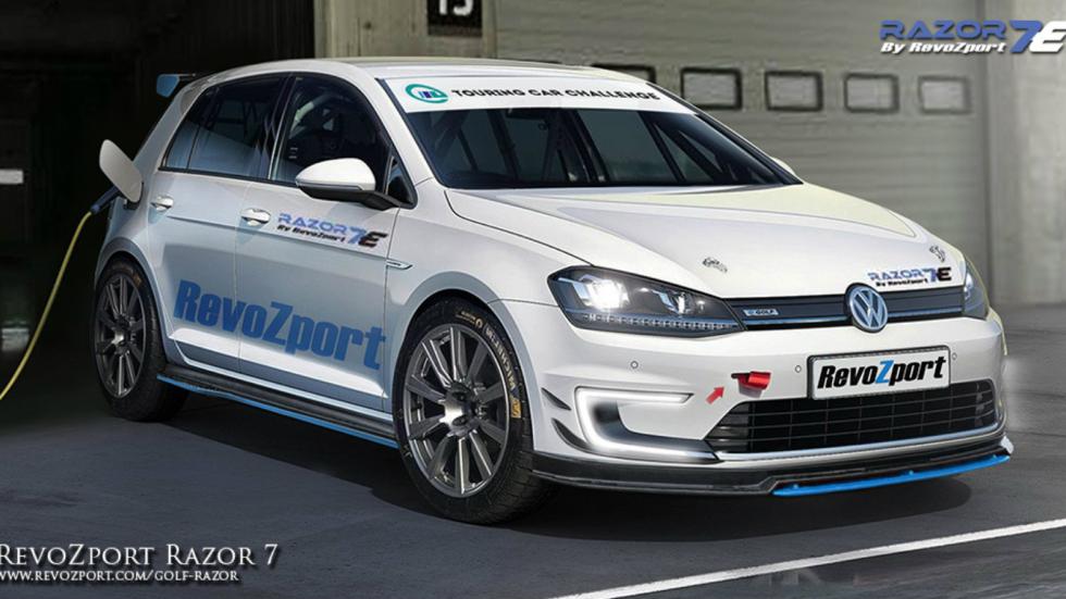 Τα βελτιωτικά αεροδυναμικά πακέτα Razor 7 στα e-Golf, Golf R και Golf GTI. 