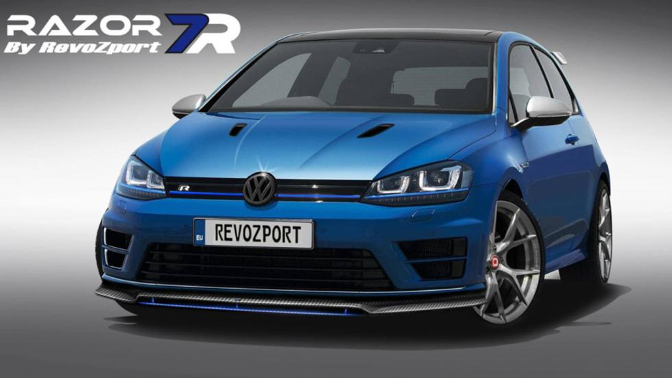 Τα βελτιωτικά αεροδυναμικά πακέτα Razor 7 στα e-Golf, Golf R και Golf GTI.