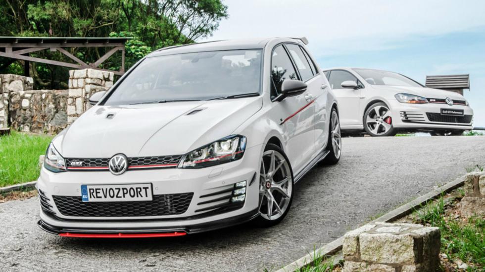 Τα βελτιωτικά αεροδυναμικά πακέτα Razor 7 στα e-Golf, Golf R και Golf GTI.