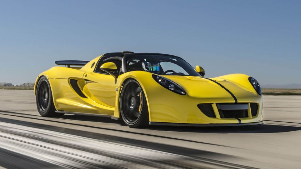 Το ανανεωμένο Hennessey Venom GT Spyder κατάφερε να γίνει το πιο γρήγορο cabrio αυτοκίνητο του κόσμου.