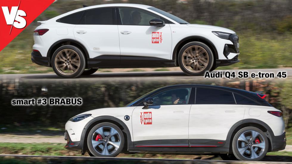 smart #3 BRABUS με +140 άλογα ή Audi Q4 Sportback e-tron 45 κι ας είναι 1,5 χιλιάρικο ακριβότερο;
