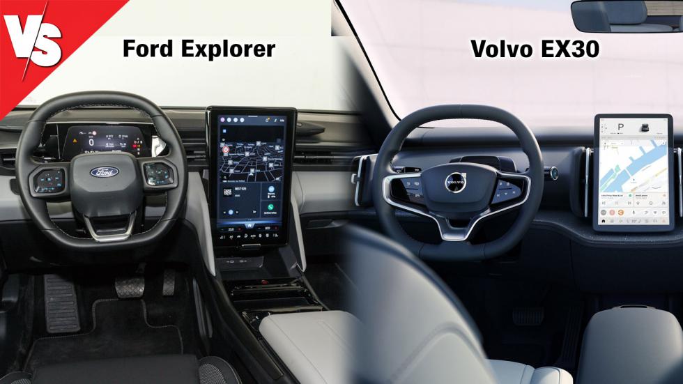 Πισωκίνητο ηλεκτρικό SUV για πόλη & ταξίδι: Ford Explorer ή Volvo EX30;
