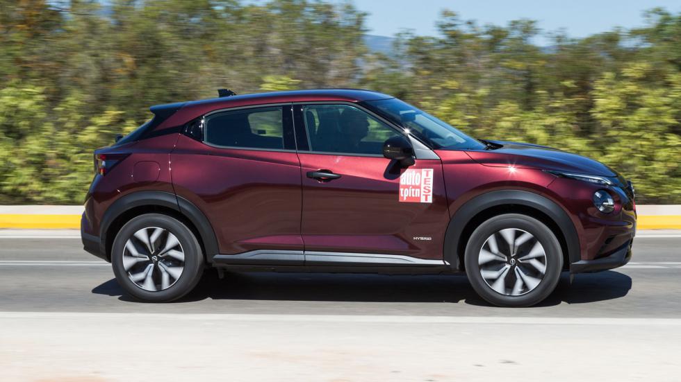 Με την τεχνολογία e-Pedal στο υβριδικό Nissan Juke μπορείς να επιταχύνεις και να επιβραδύνεις απλώς και μόνο αφήνοντας το γκάζι (σε ταχύτητες άνω των 10 χλμ./ώρα).