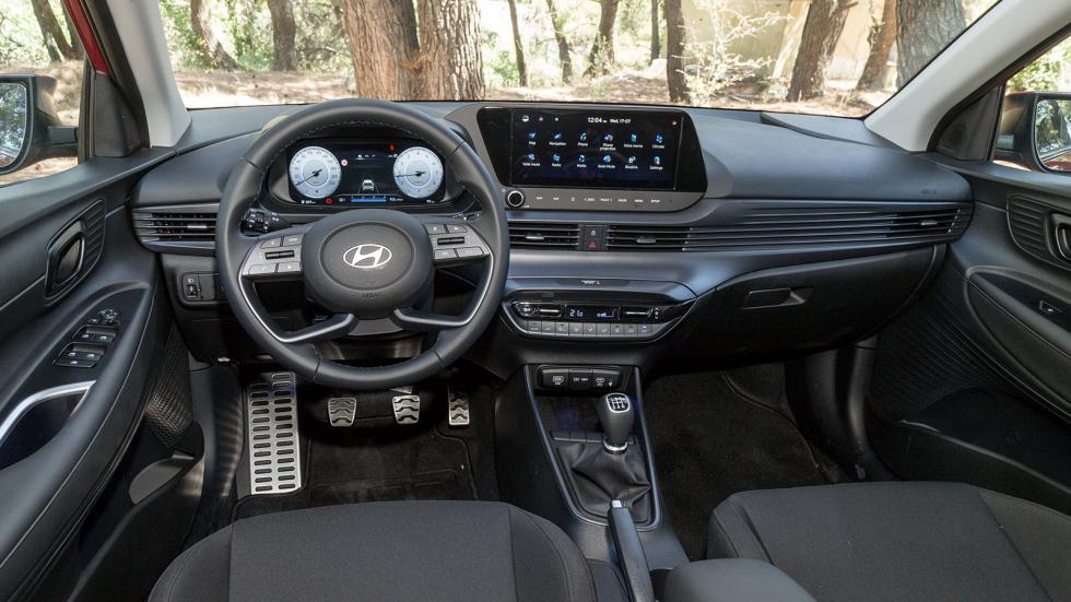 Το εσωτερικό του Hyundai Bayon.