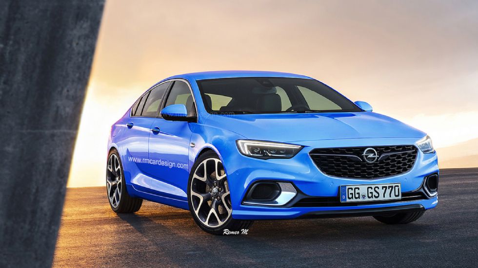 Το Opel Insignia Grand Sport OPC, σύμφωνα με την άποψη του RMCarDesign. 