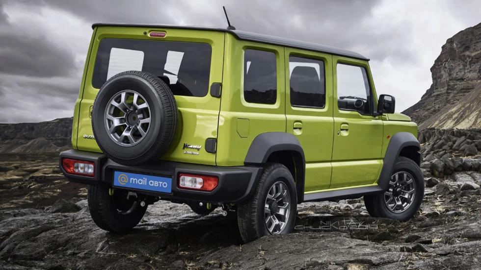 Suzuki Jimny «Long»: Με 5 πόρτες, turbo και ήπια υβριδική τεχνολογία