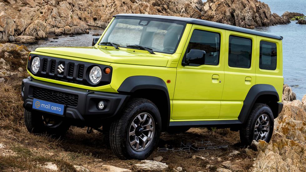 Suzuki Jimny «Long»: Με 5 πόρτες, turbo και ήπια υβριδική τεχνολογία