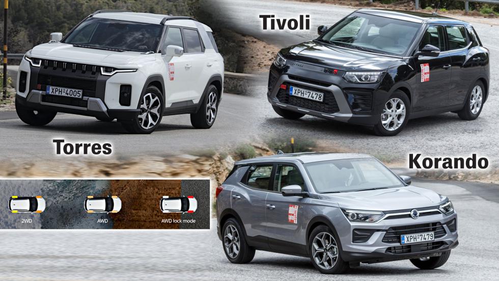 4κίνηση στα μοντέλα της KGM: Σε χαμηλή τιμή για off-road... ανησυχίες