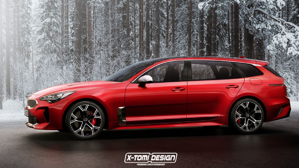 To Kia Stinger Sportswagon από τον X-Tomi Deisgn. Πως σας φαίνεται; 