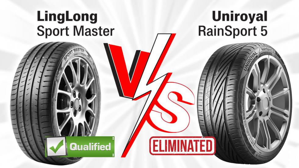 Linglong Sport Master Vs Uniroyal RainSport 5: Ποιο φρενάρει καλύτερα;