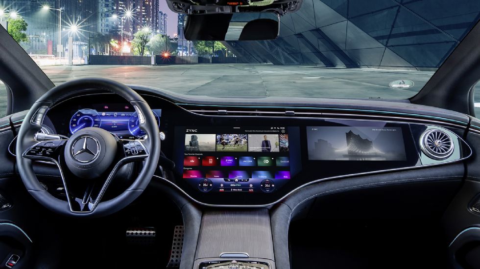 Mercedes Hyperscreen: Μια υπερ-οθόνη σε όλο το ταμπλό!