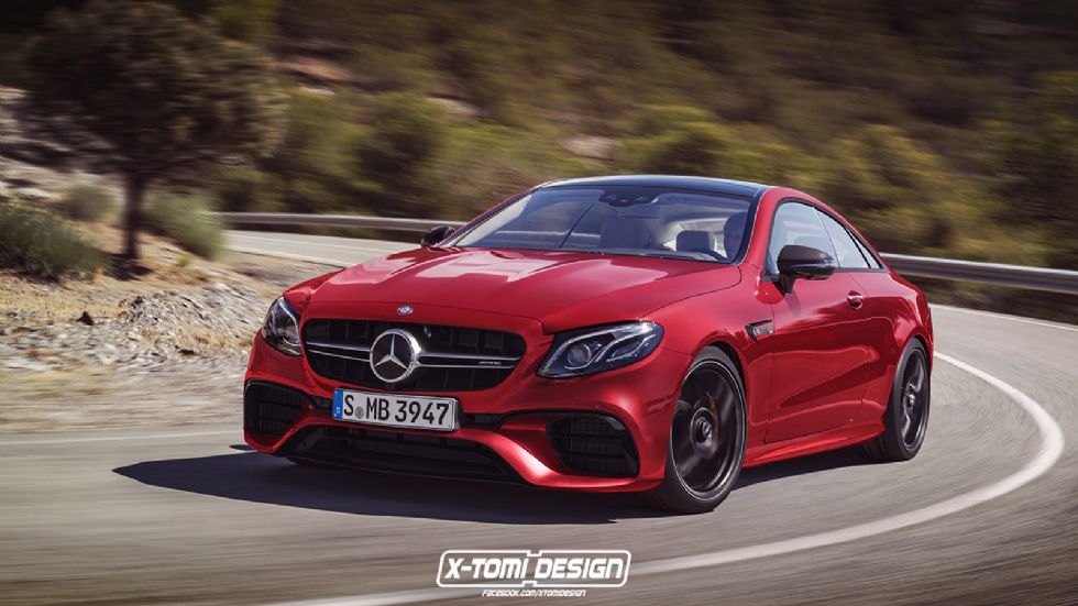 Έτσι φαντάζεται μια πιθανή Mercedes E-Class Coupe AMG o σχεδιαστικός οίκος X-Tomi Design. 