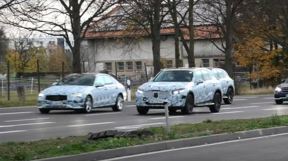 Σε κομβόι δοκιμών οι νέες Mercedes C-Class και GLC (+vid)