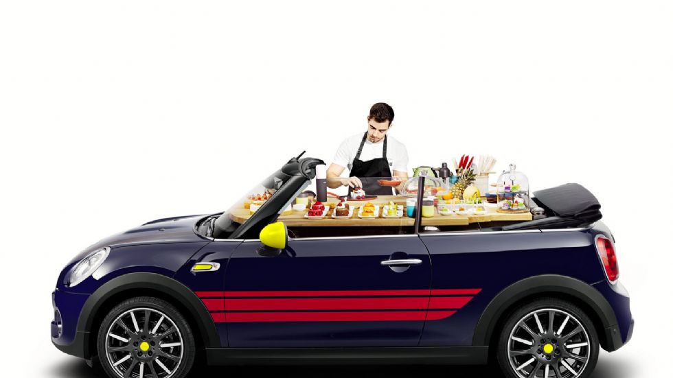 Η ΜΙΝΙ μας παρουσίασε το πρωταπριλιάτικο John Cooker Works Package για το ΜΙΝΙ Cabrio, το οποίο -όπως λέει και το όνομά του- μετατρέπει το όχημα σε ένα φορητό εστιατόριο.